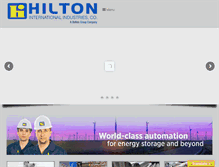 Tablet Screenshot of hiltonind.com